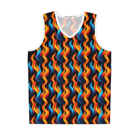 Flame Basketball Jersey (AOP)