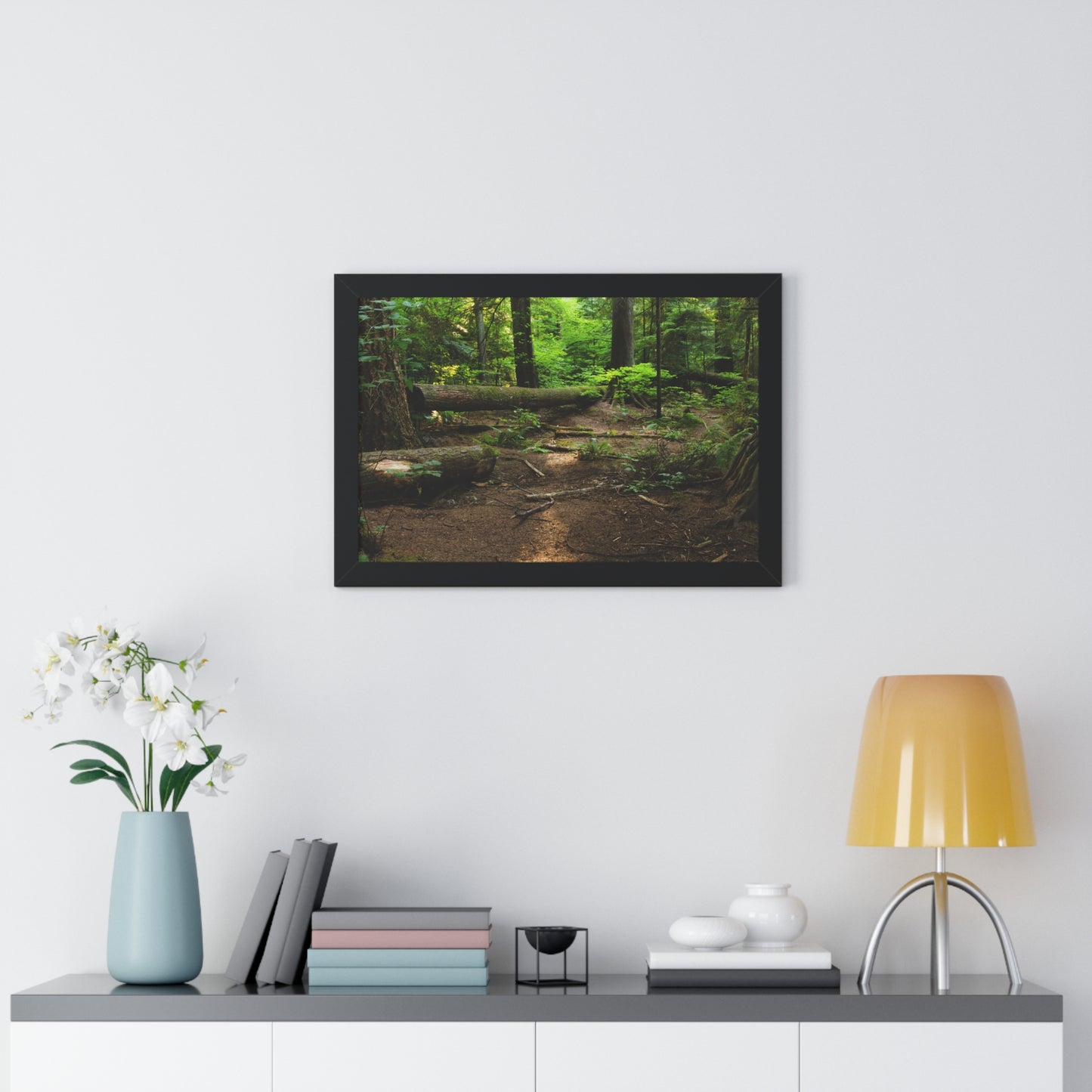 "Fallen Tree" Framed Horizontal Poster