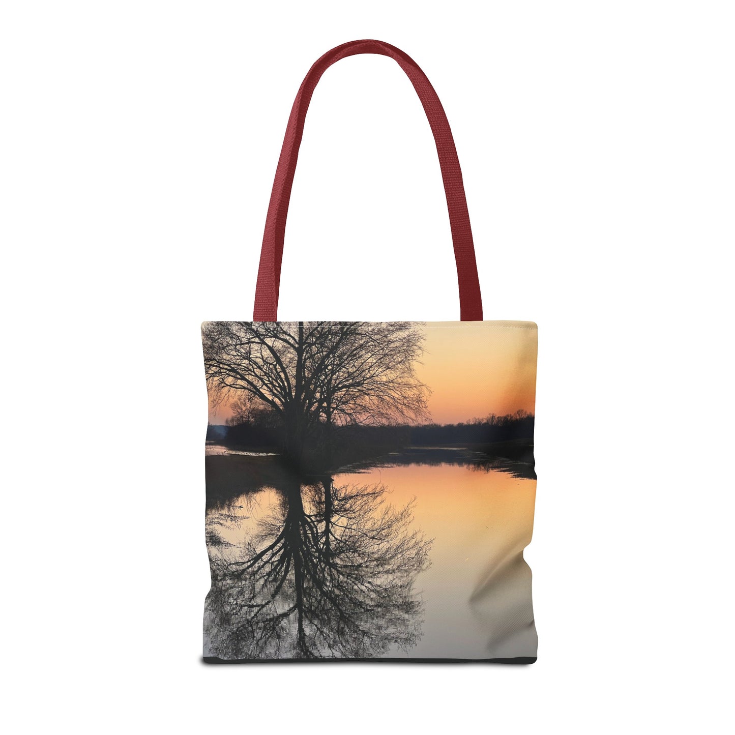 “Reflection At Sunset” Tote Bag (AOP)