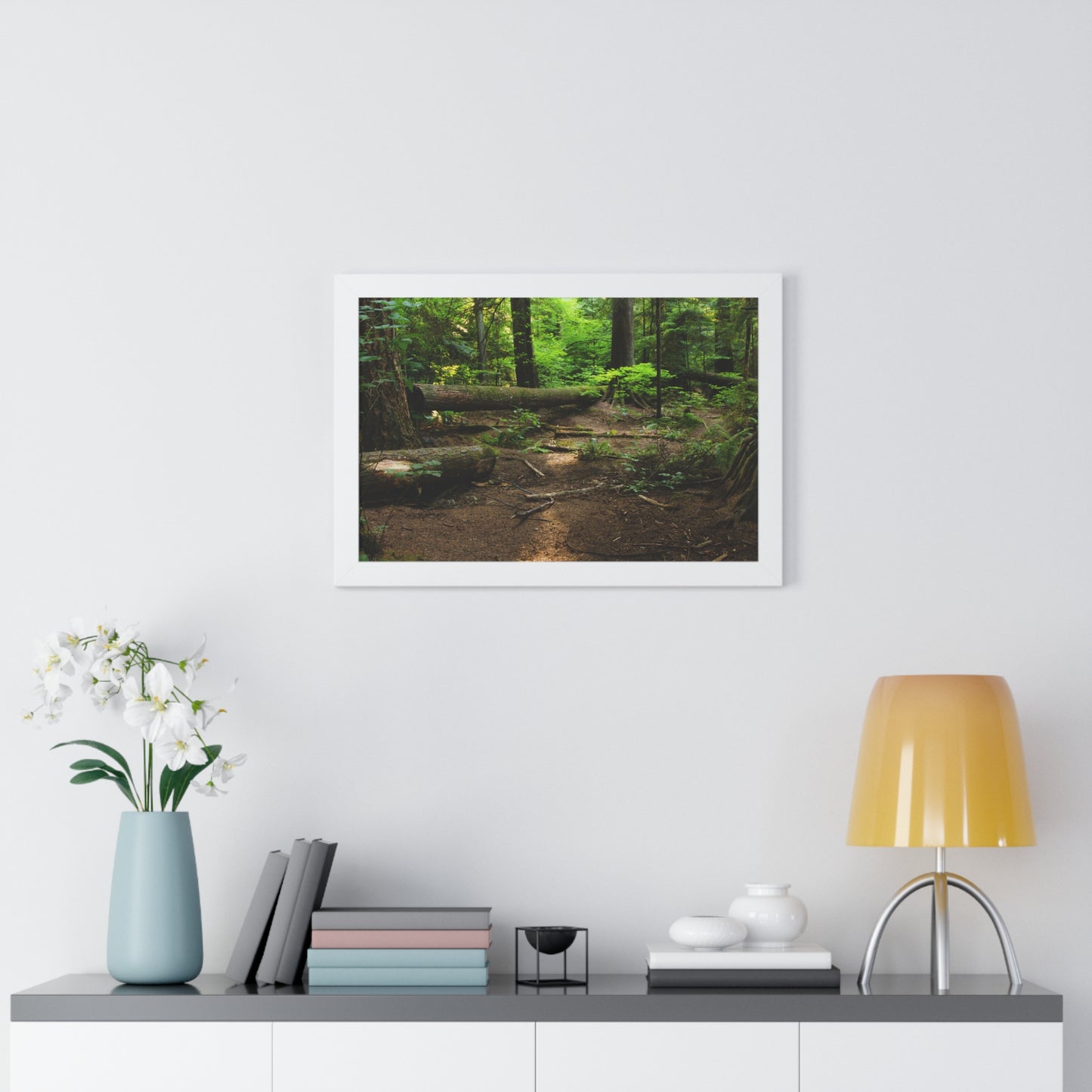 "Fallen Tree" Framed Horizontal Poster