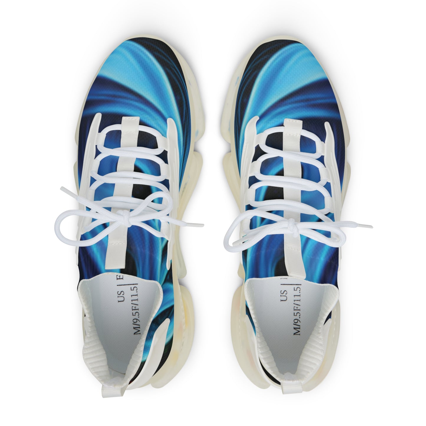 "Blue Flame" Men's Mesh Sneakers