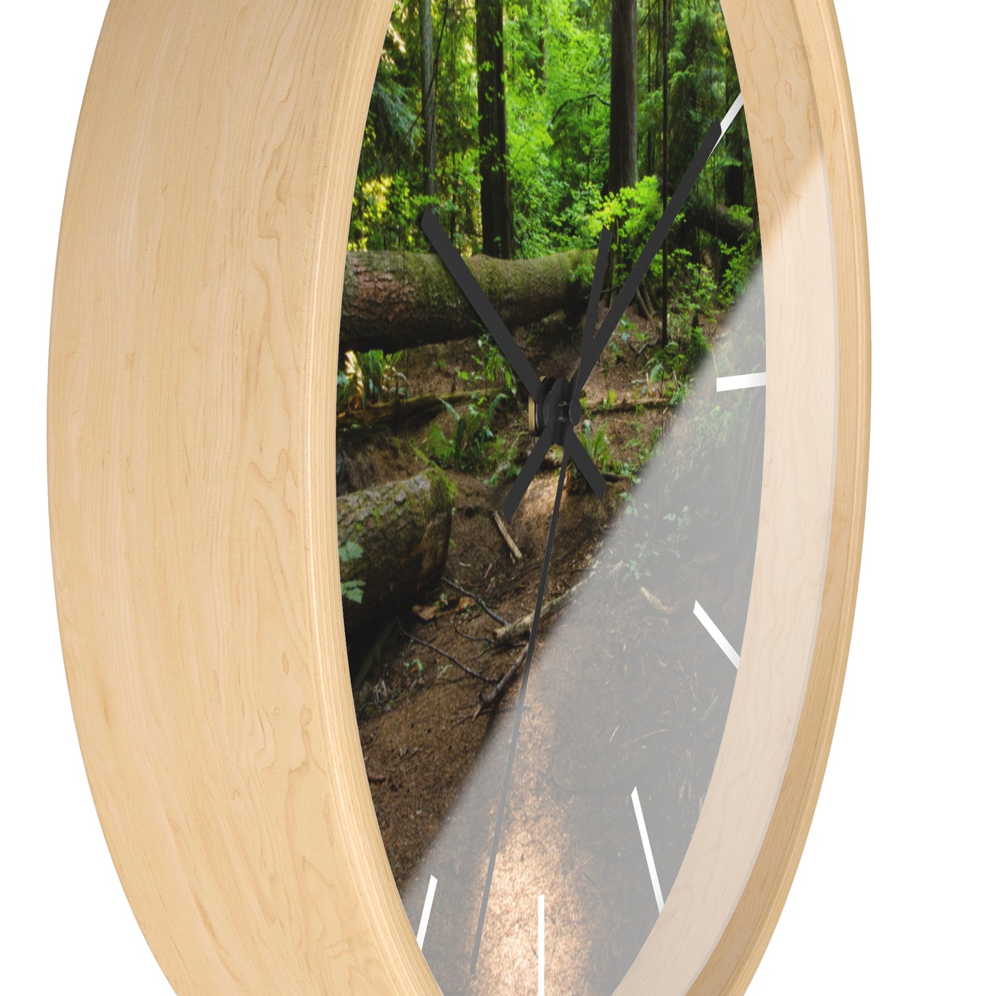 "Fallen Tree" Wall Clock