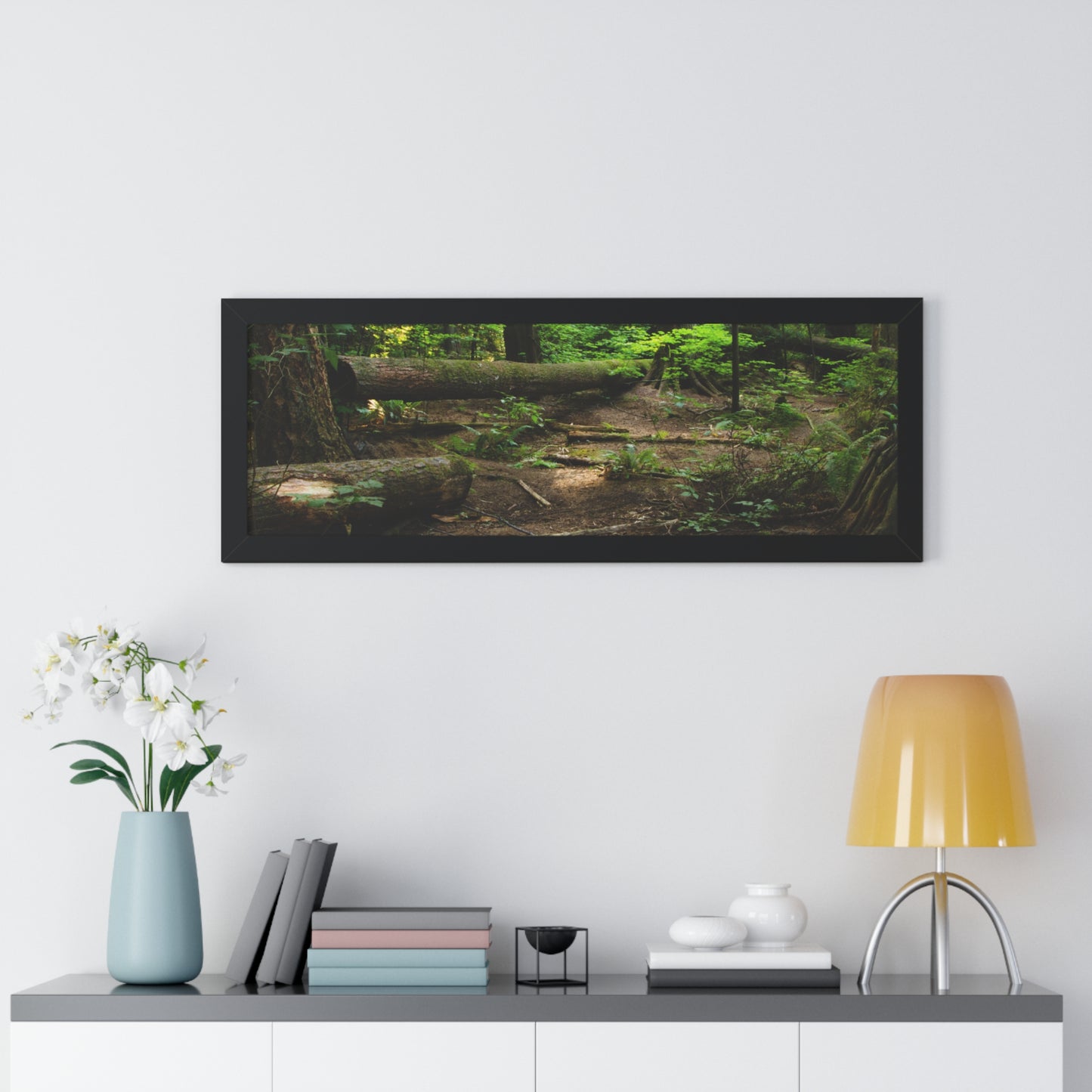 "Fallen Tree" Framed Horizontal Poster