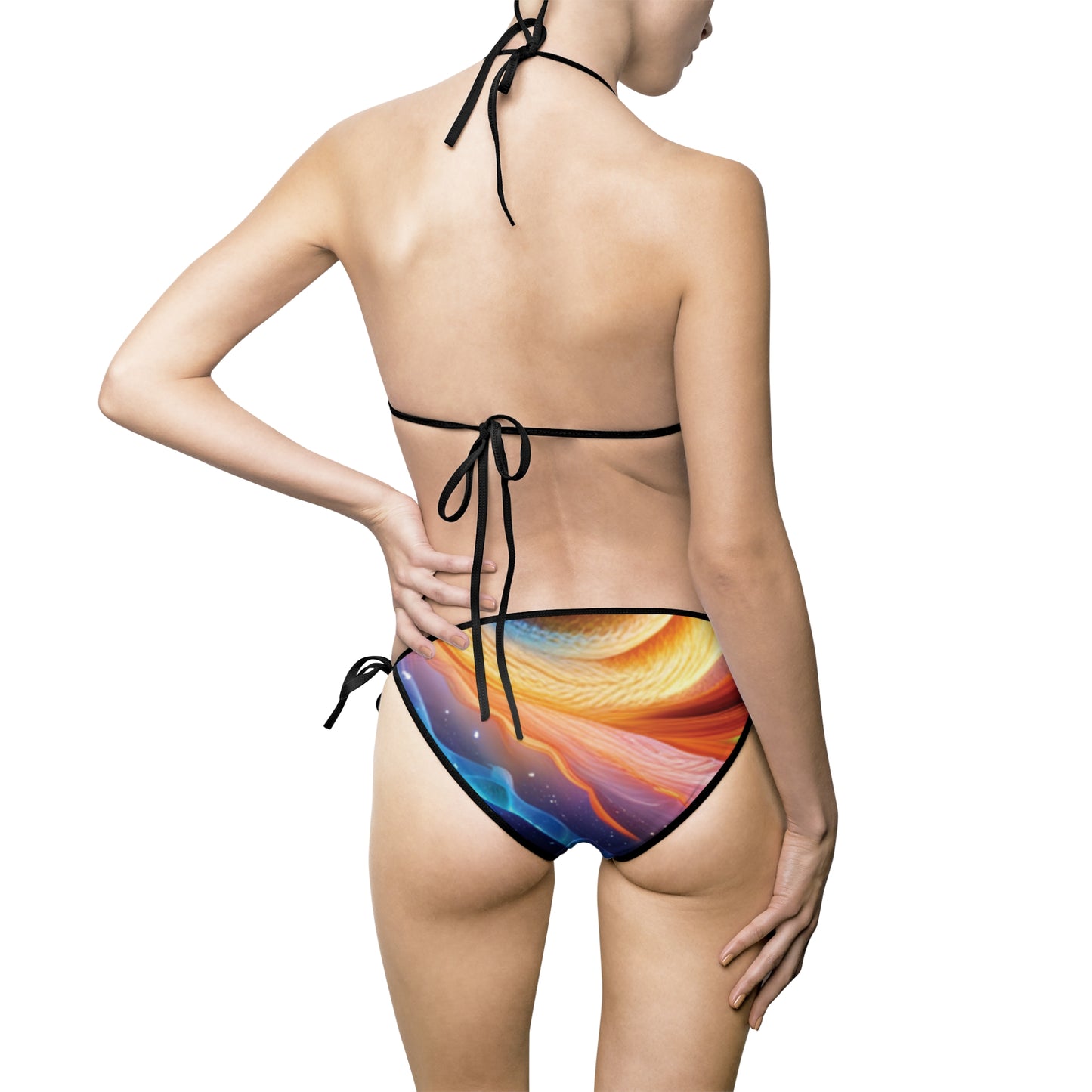 "Stone Customs" "Cosmic Spiral" Women's Bikini Swimsuit (AOP)