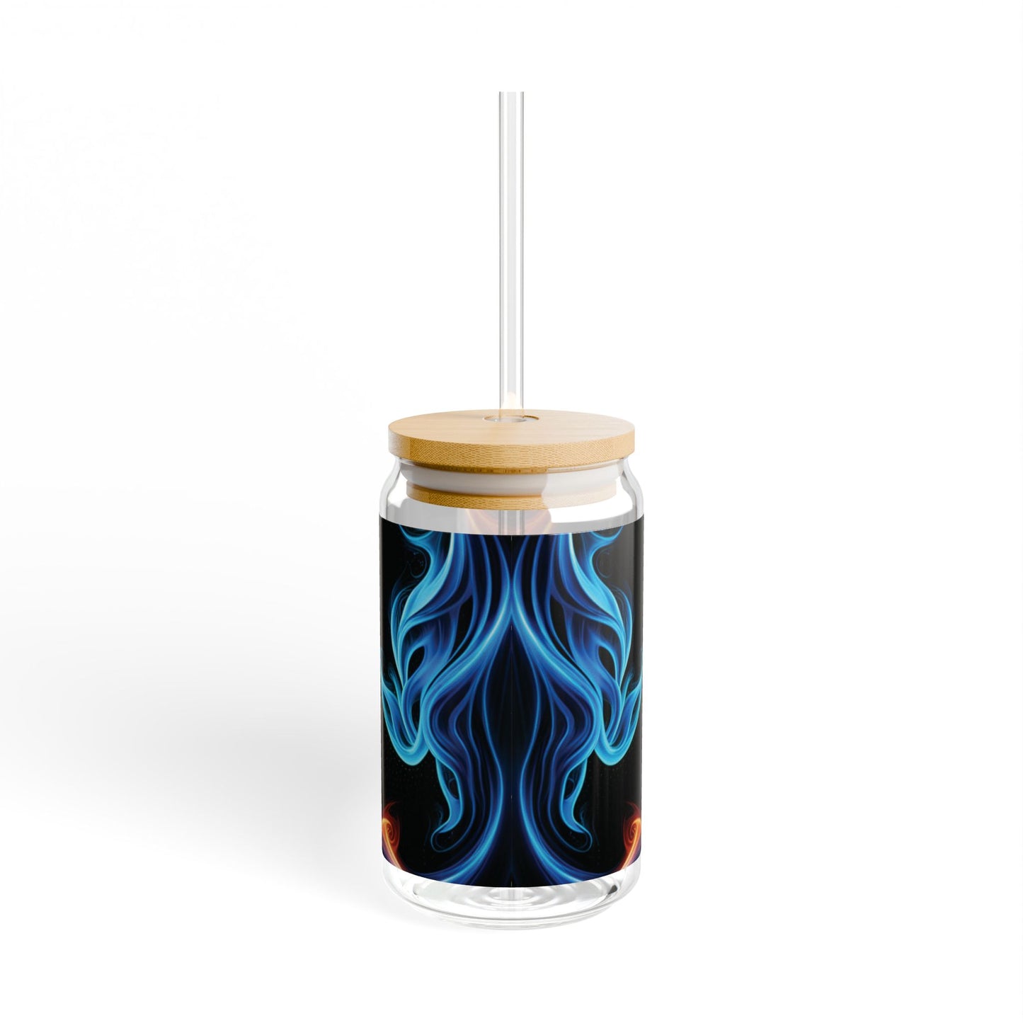 "Dancing Flames" Sipper Glass, 16oz