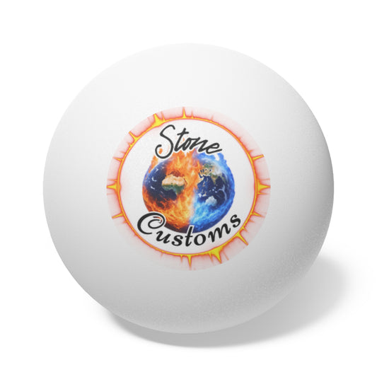 "Stone Customs" Ping Pong Balls, 6 pcs