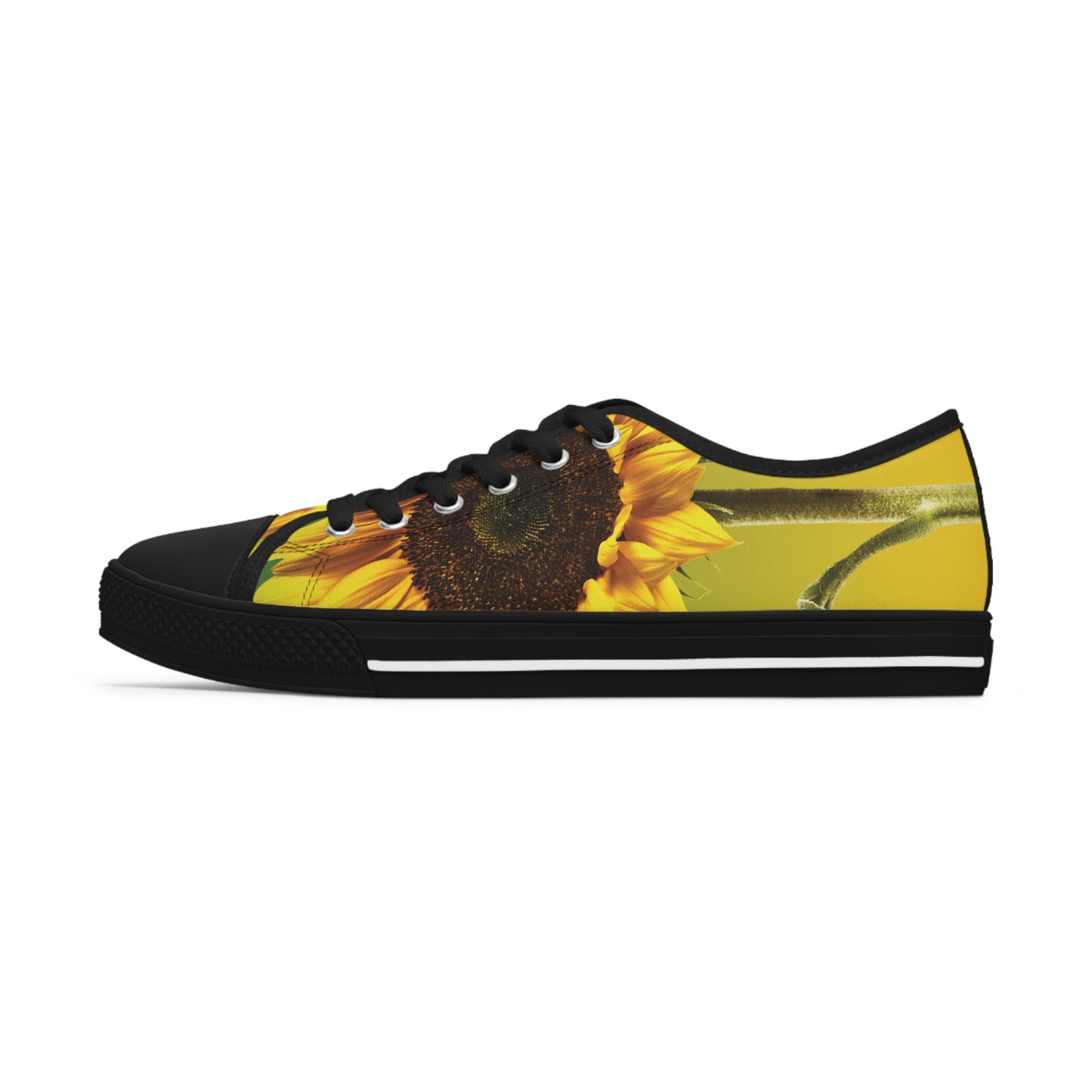 "Sunflower" Women's Low Top Sneakers