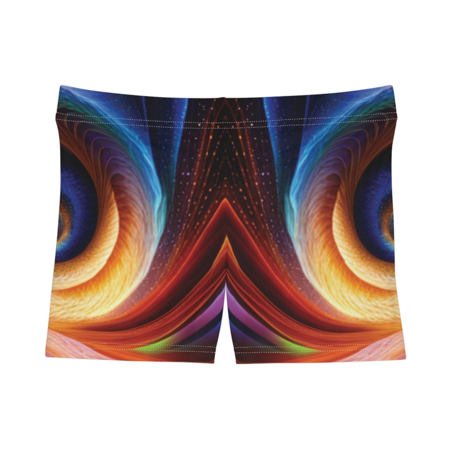 "Cosmic Spiral" Women's Shorts (AOP)