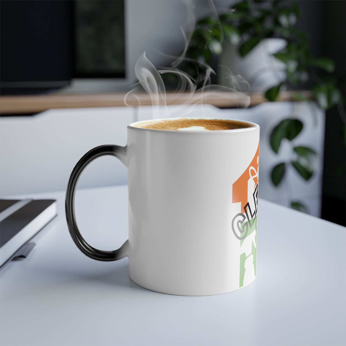 "Cleaning That Fitz" Logo Color Morphing Mug, 11oz