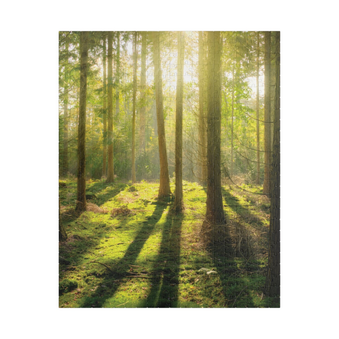 Vertical "Mossy Woodland" Puzzle (110, 252, 520, 1014-piece)