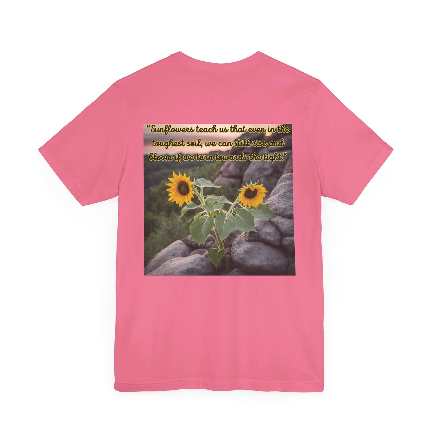 "Sunflower - Rise" Unisex Jersey Short Sleeve Tee 3