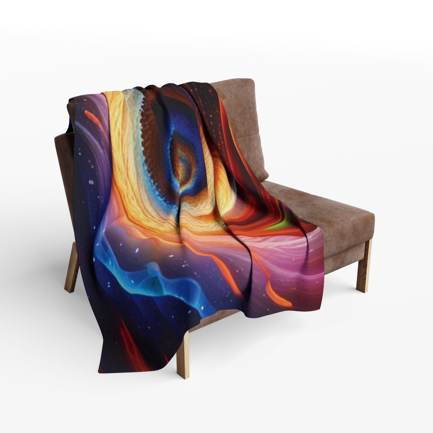 "Cosmic Spiral" Arctic Fleece Blanket