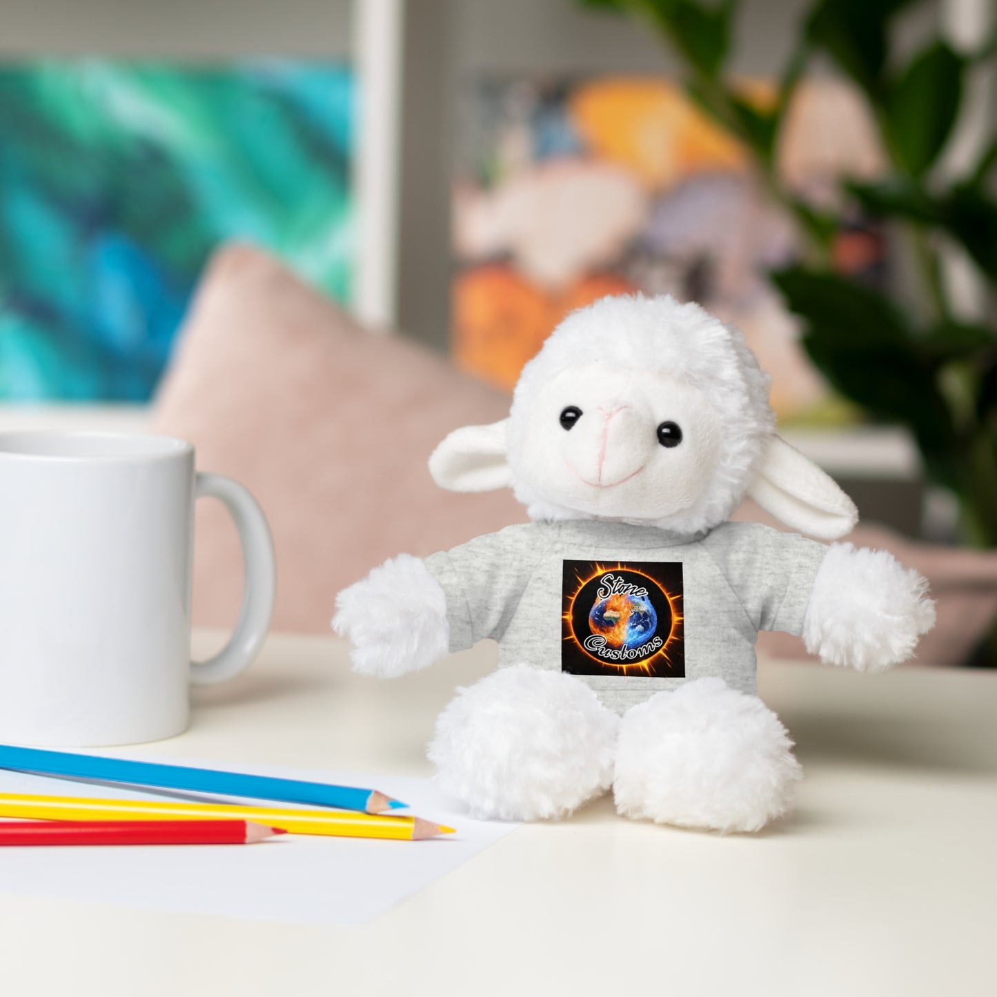 "Stone Customs" Stuffed Animals with Logo Tee