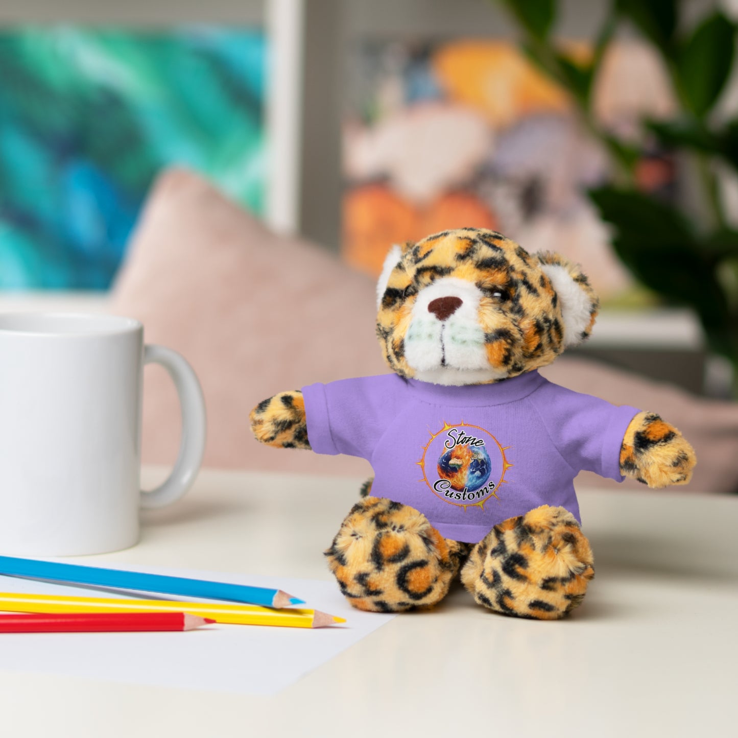 "Stone Customs" Stuffed Animals with Logo Tee