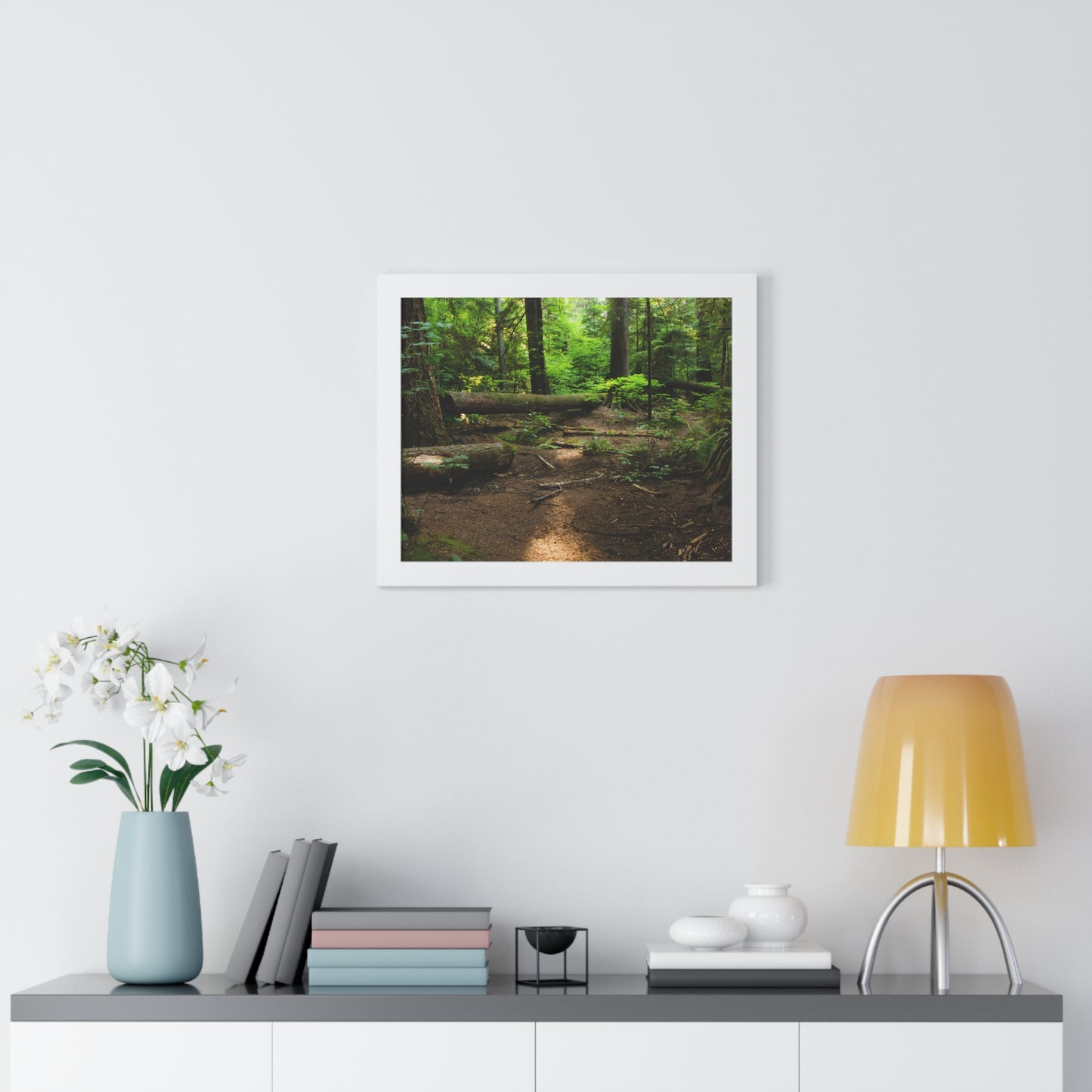 "Fallen Tree" Framed Horizontal Poster