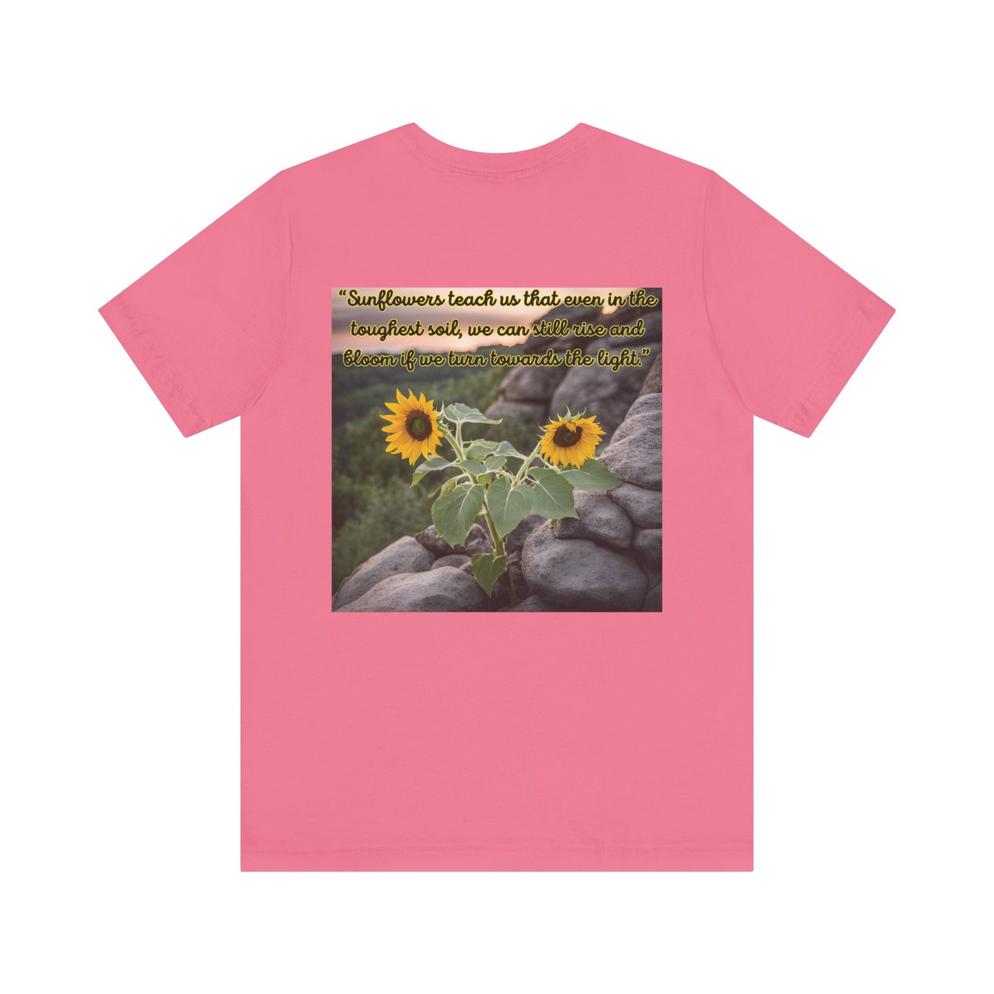 "Sunflower - Rise" Unisex Jersey Short Sleeve Tee 3