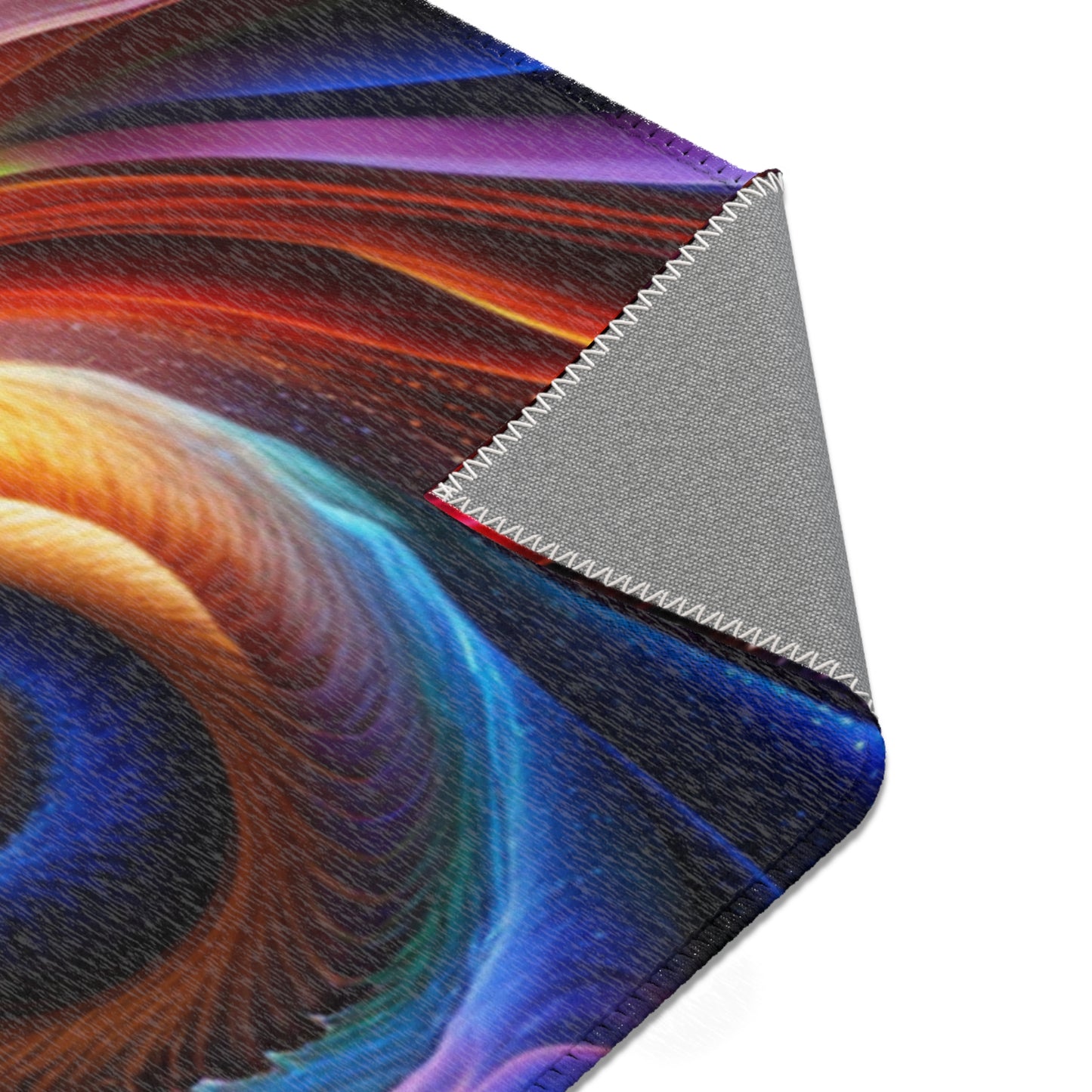 "Cosmic Spiral" Area Rugs