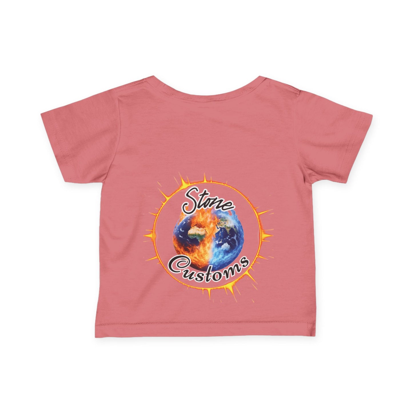 "Relax, The Boss Is Here" Infant Fine Jersey Tee w/Logo on Back