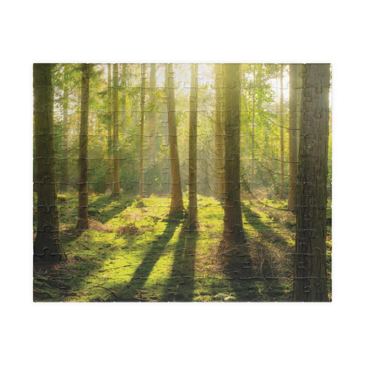 Horizontal "Mossy Woodland" Puzzle (110, 252, 520, 1014-piece)