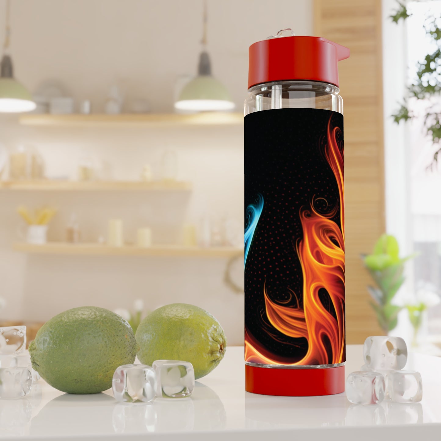 "Dancing Flames" Infuser Water Bottle