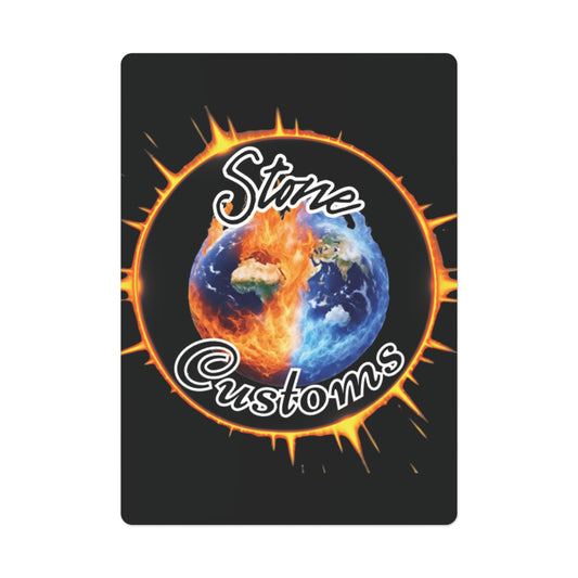 "Stone Customs" Poker Cards