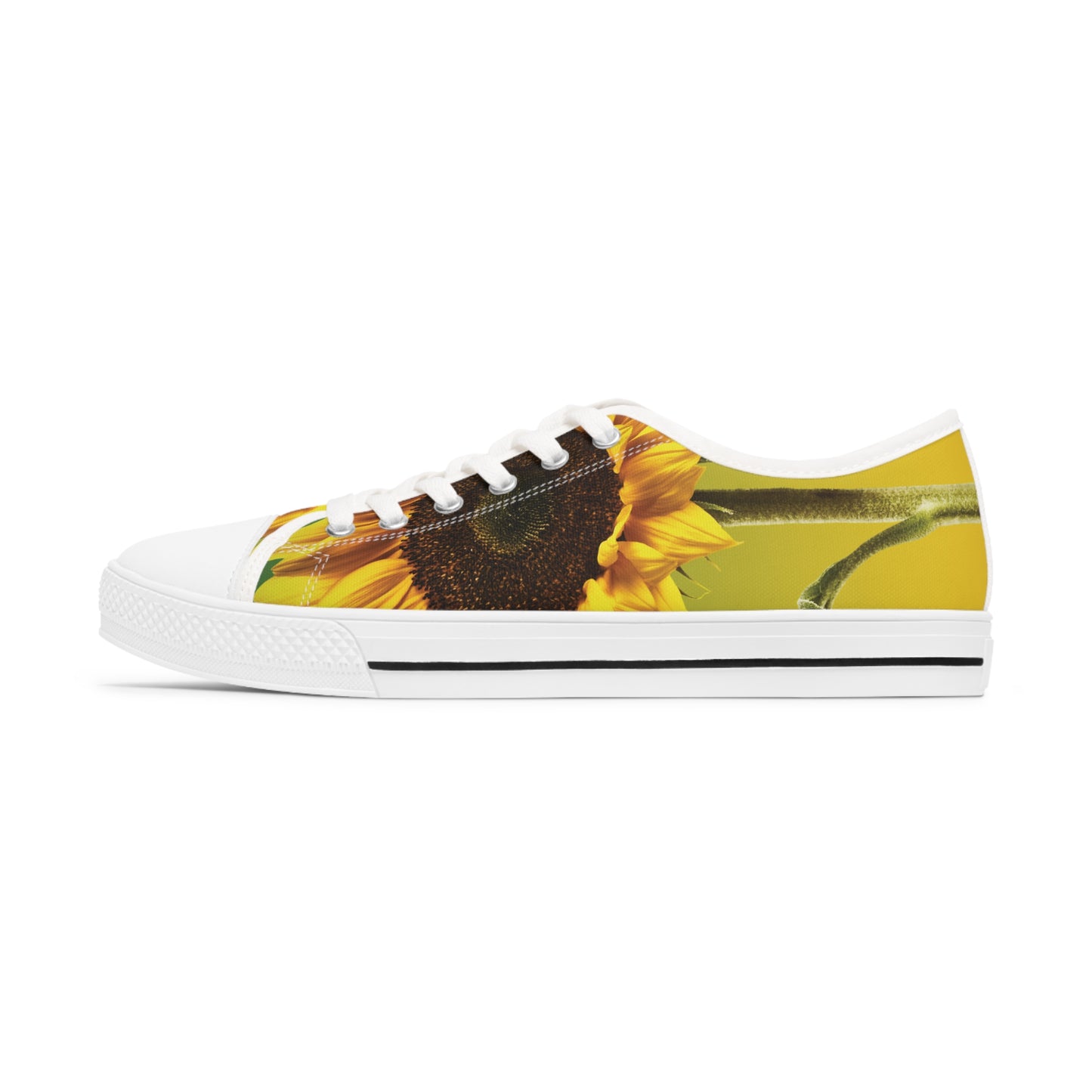 "Sunflower" Women's Low Top Sneakers