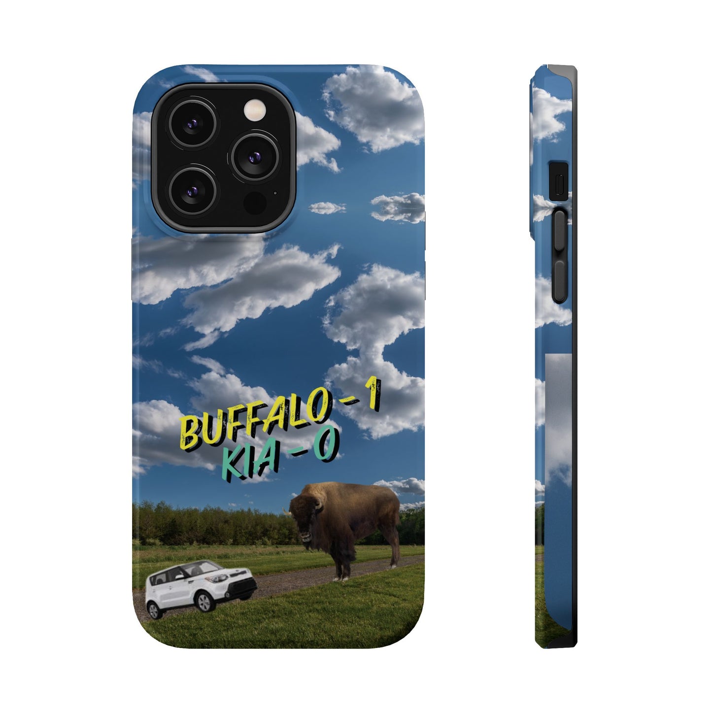 "Buffalo vs Kia" Magnetic Tough Cases