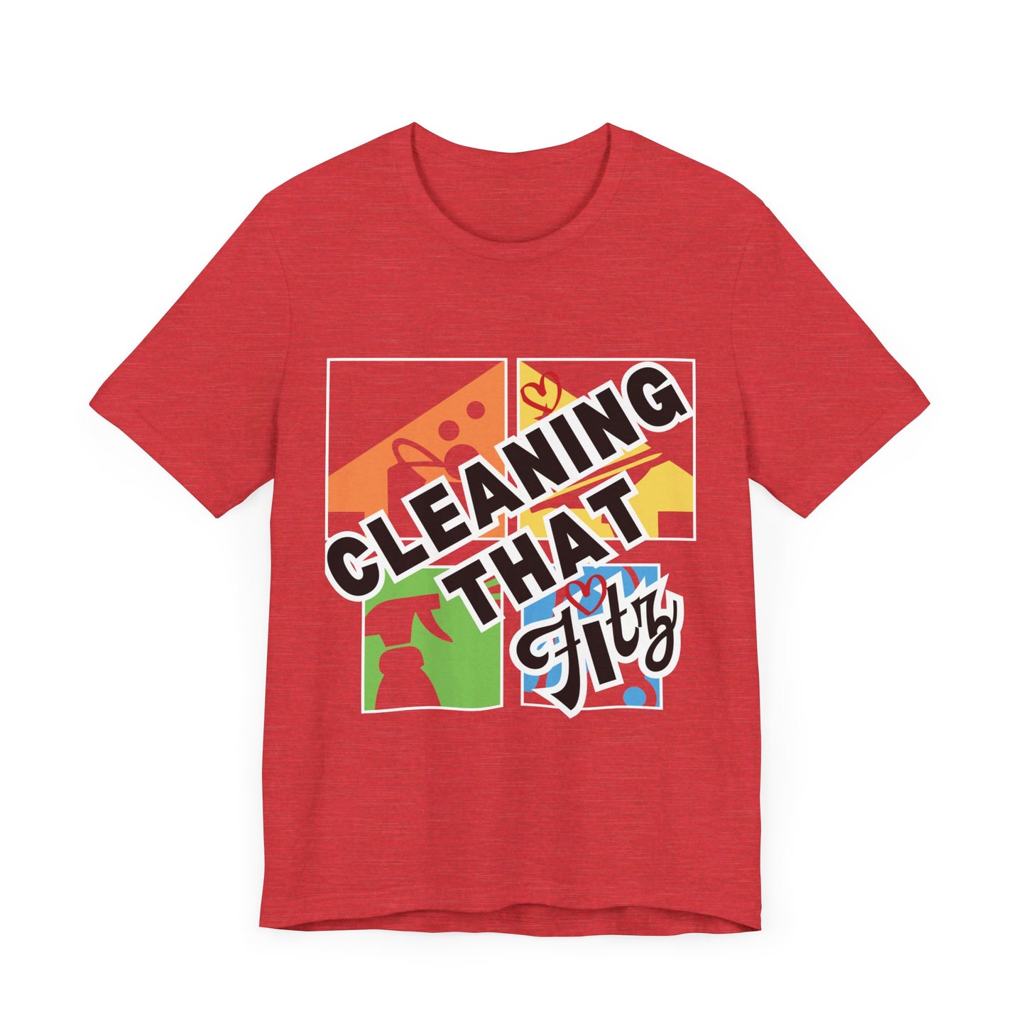 "Cleaning That Fitz" Logo Unisex Jersey Short Sleeve Tee