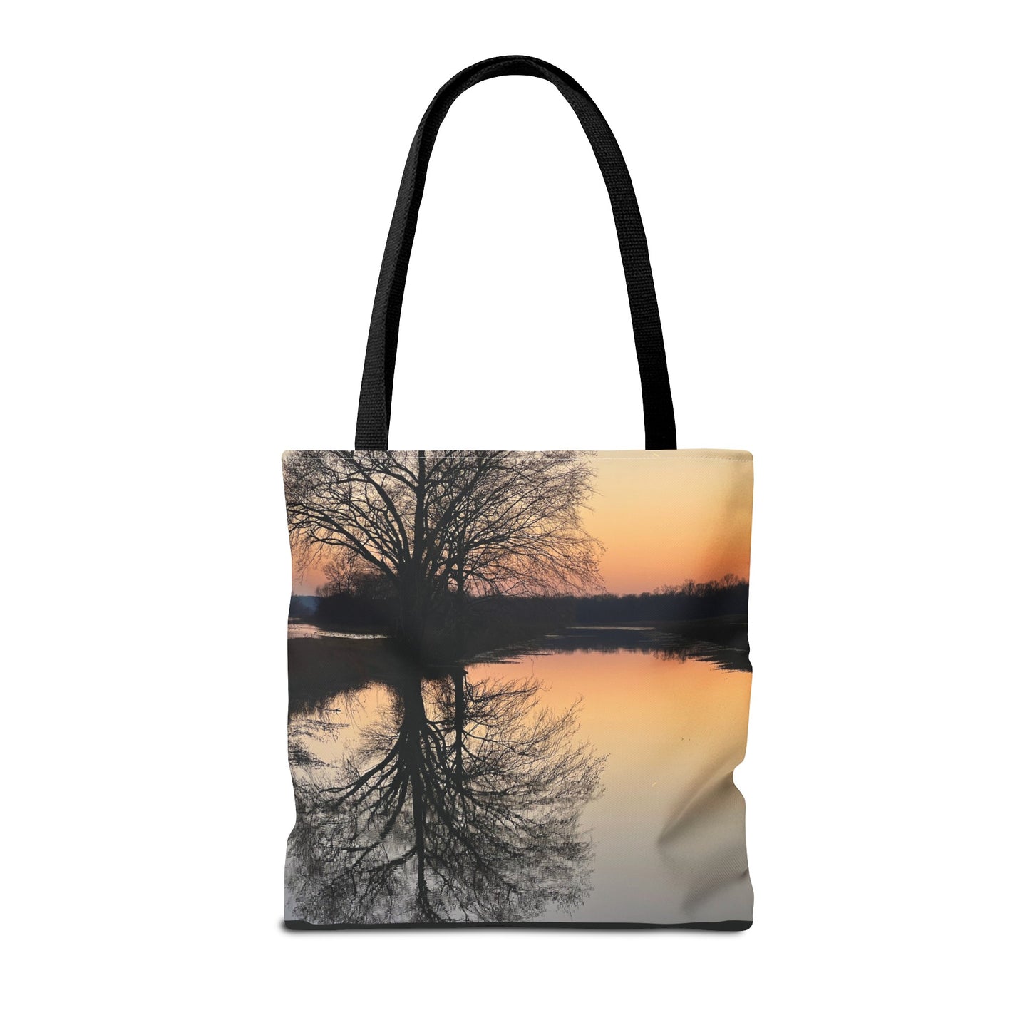 “Reflection At Sunset” Tote Bag (AOP)