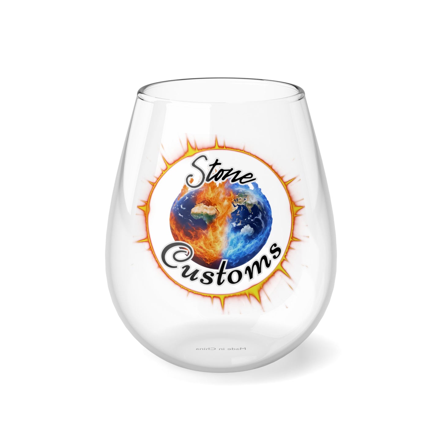 "Stone Customs" Stemless Wine Glass, 11.75oz