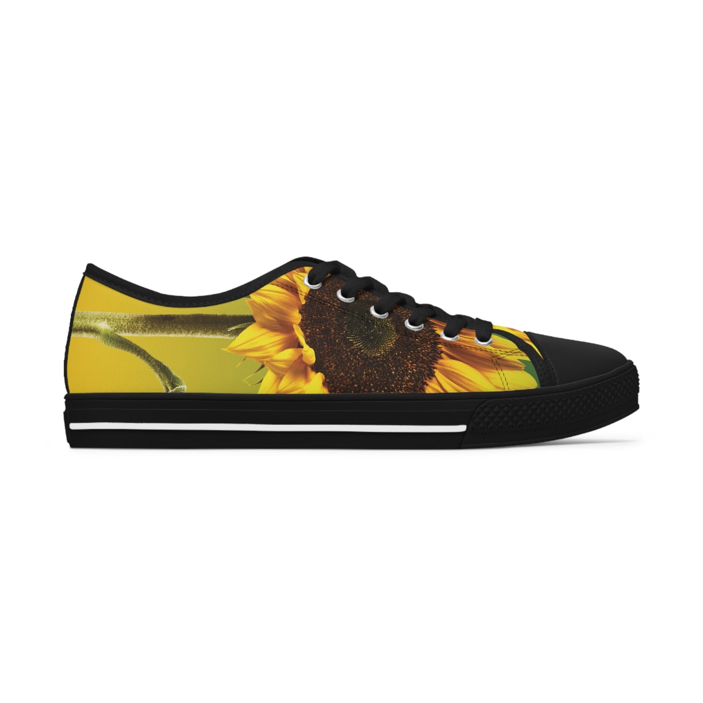 "Sunflower" Women's Low Top Sneakers