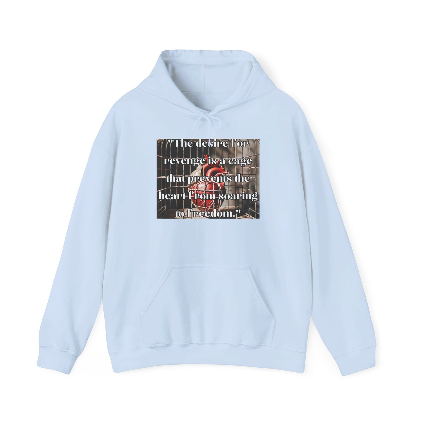 "Heart In A Cage/Stone Customs" Unisex Heavy Blend™ Hooded Sweatshirt