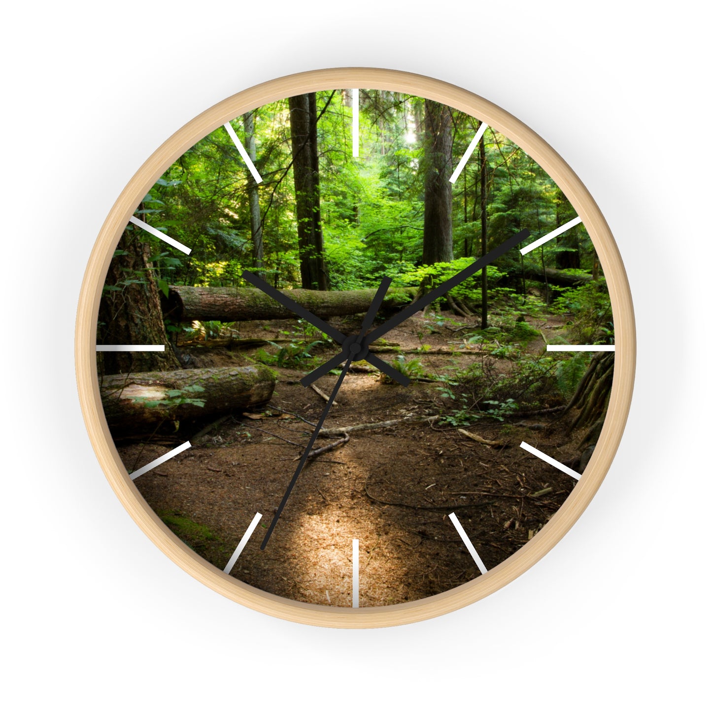 "Fallen Tree" Wall Clock