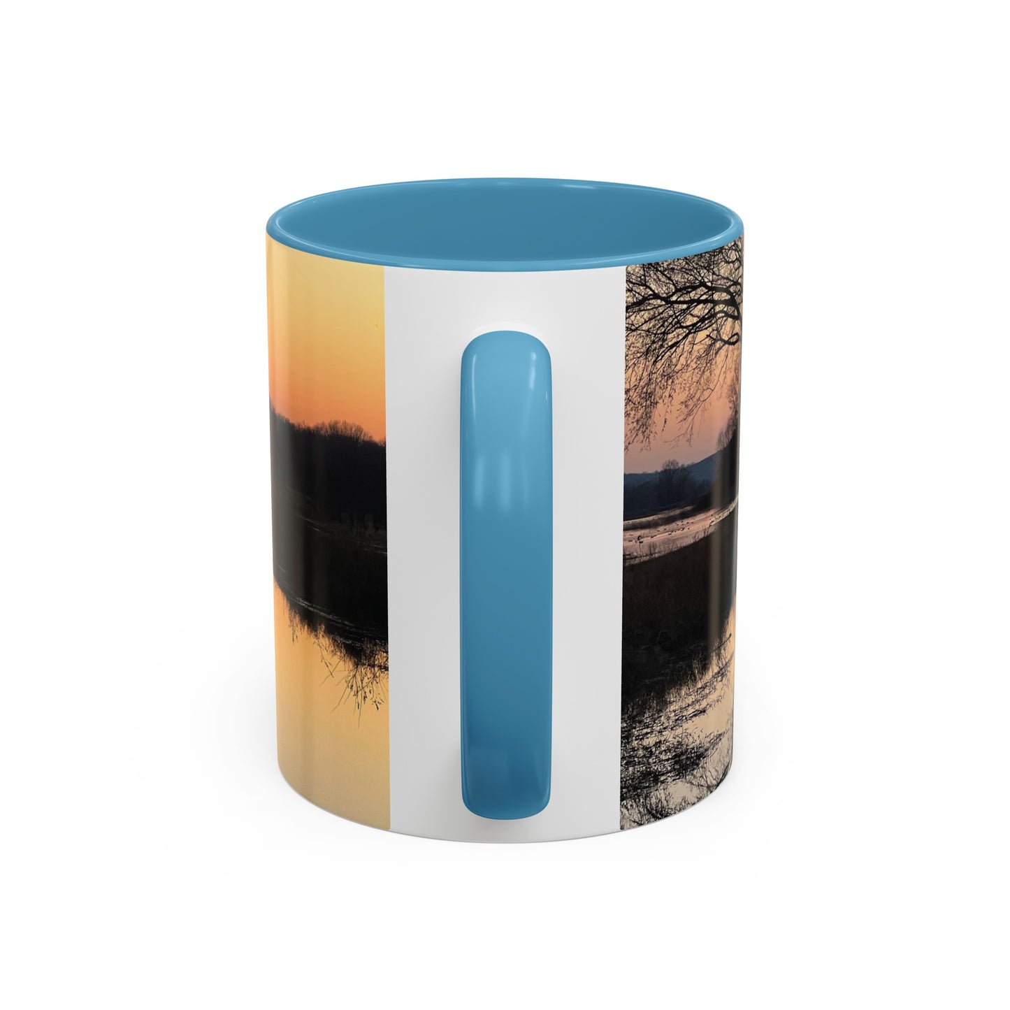 “Reflection At Sunset” Accent Coffee Mug (11, 15oz)