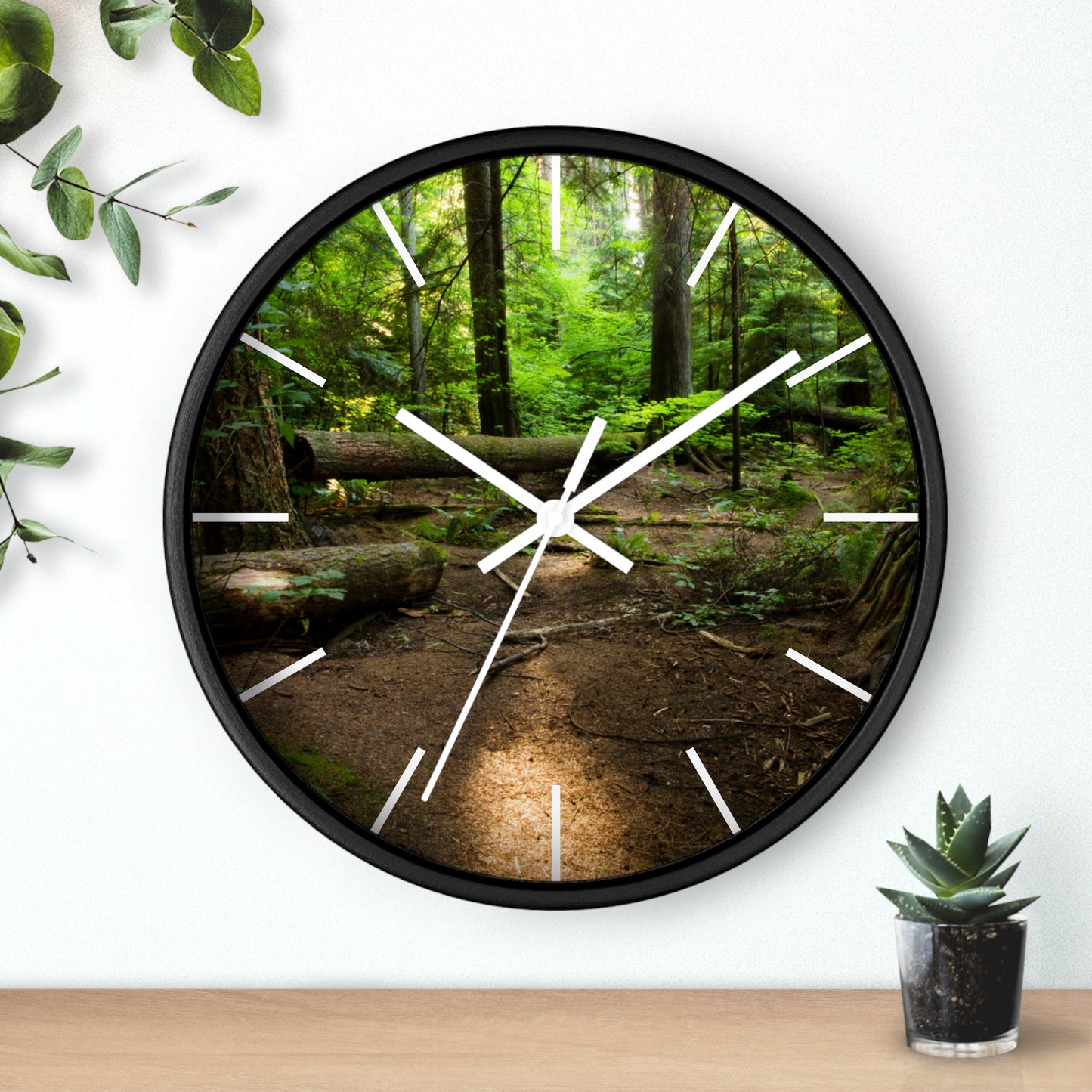 "Fallen Tree" Wall Clock