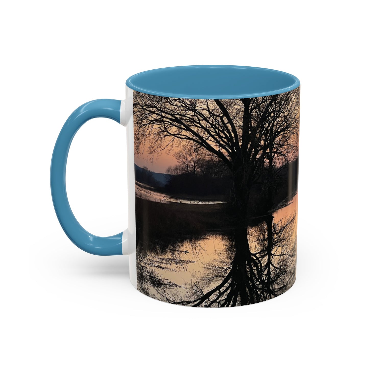 “Reflection At Sunset” Accent Coffee Mug (11, 15oz)