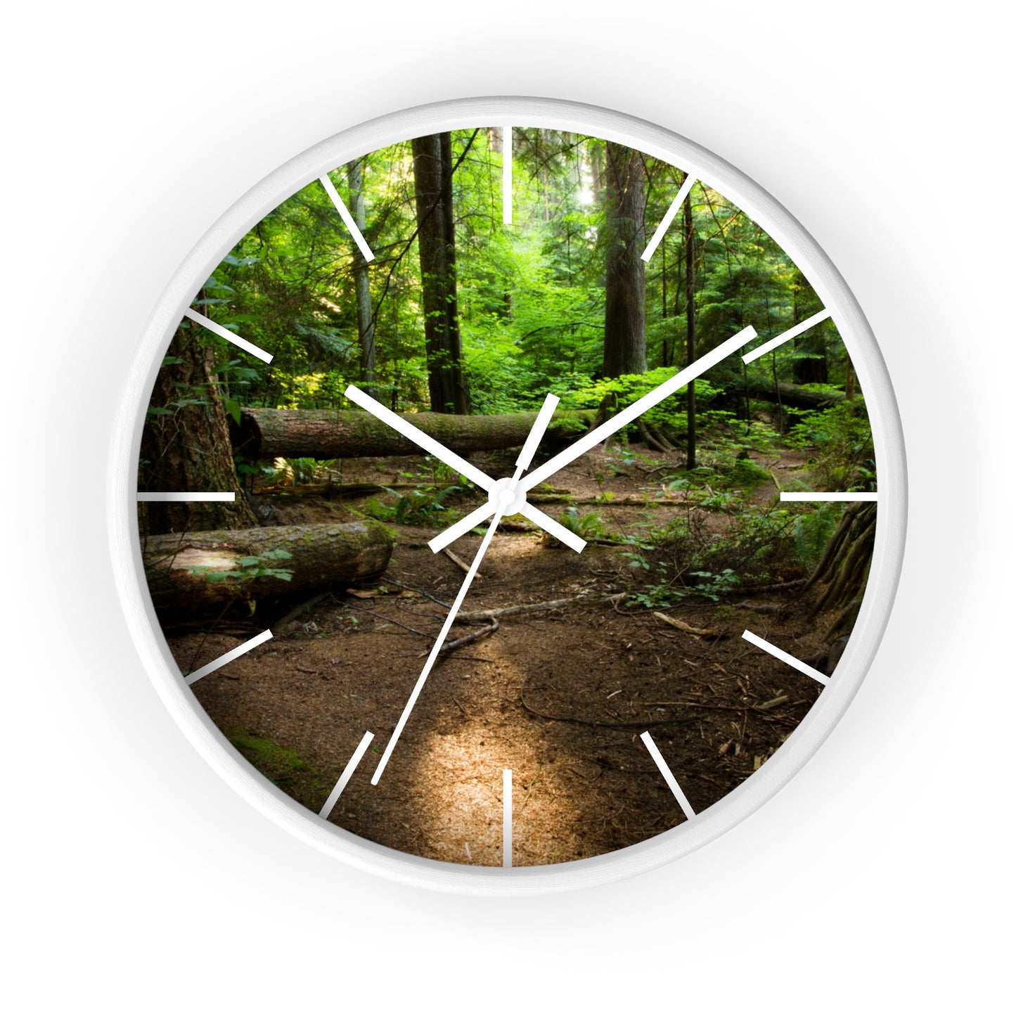 "Fallen Tree" Wall Clock