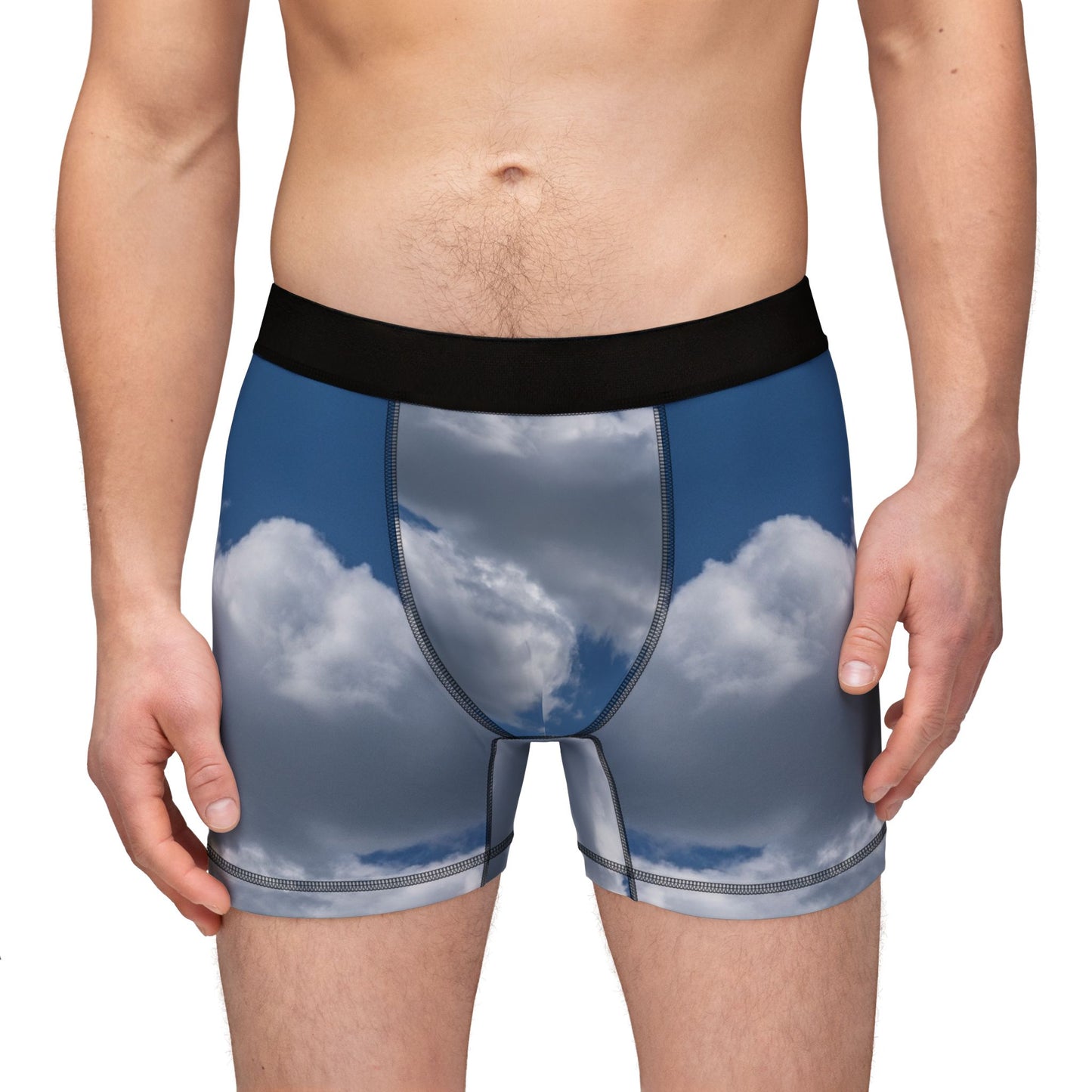 "Clouds" Men's Boxers (AOP)