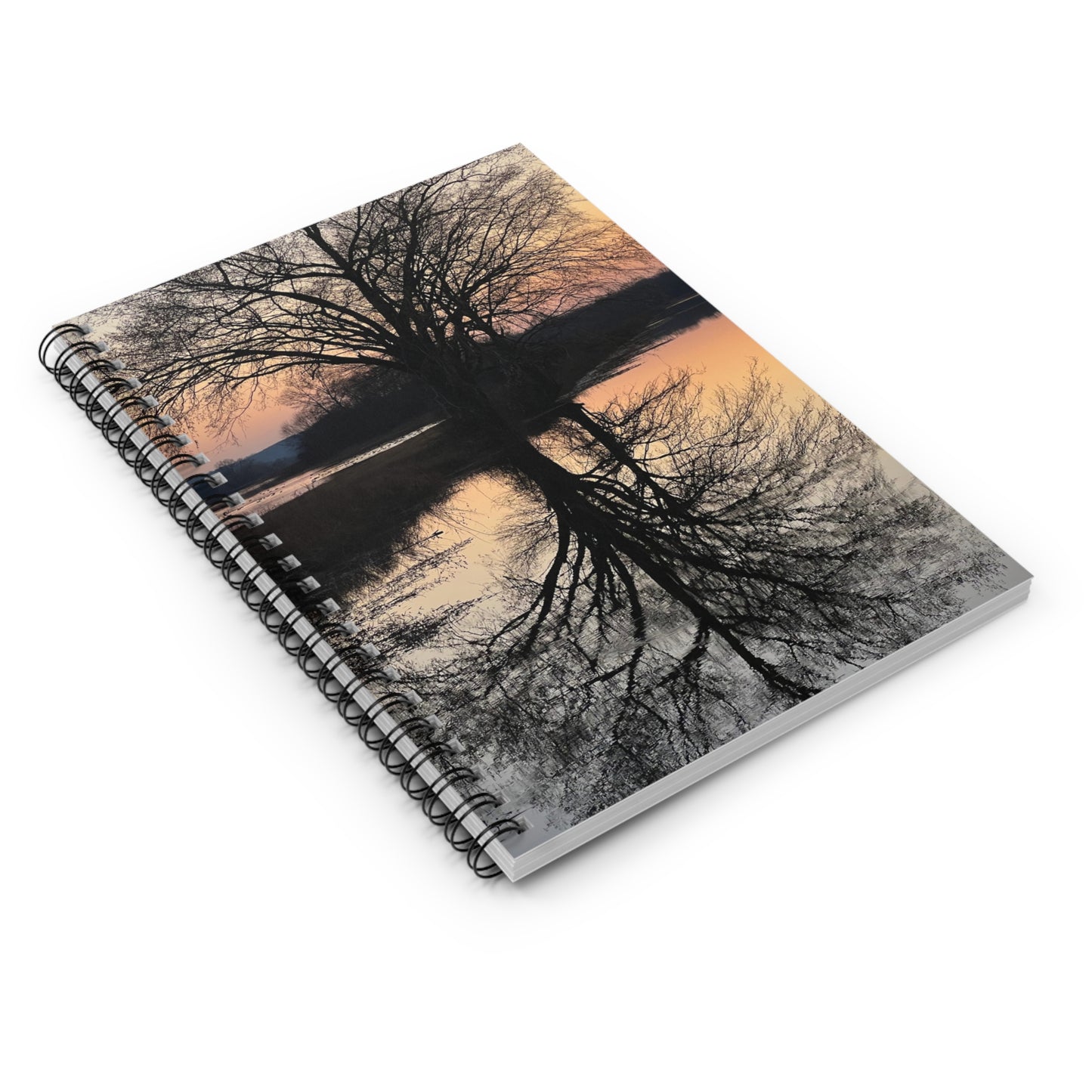 “Reflection At Sunset” Spiral Notebook - Ruled Line