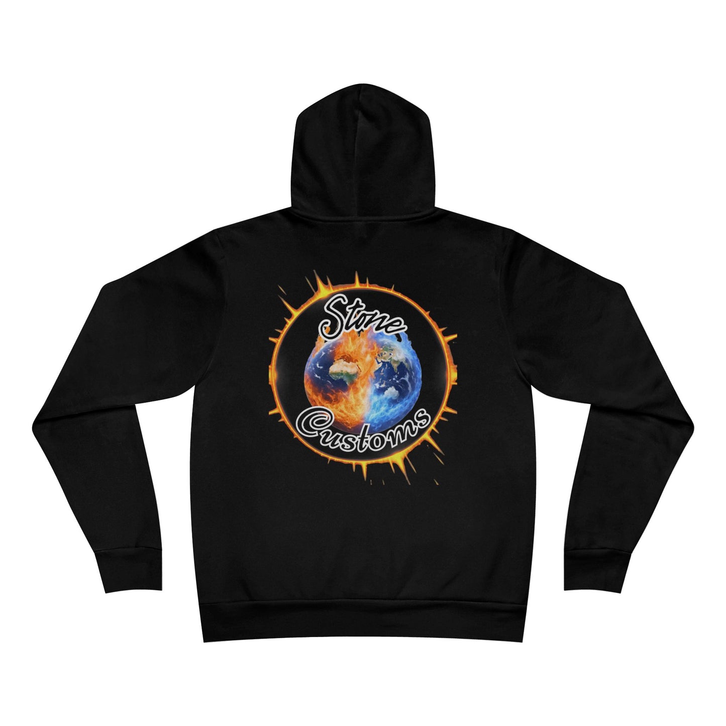 Unisex retro art Hoodie - “I'm Extremely Unstable Run” with “Stone Customs” logo on back