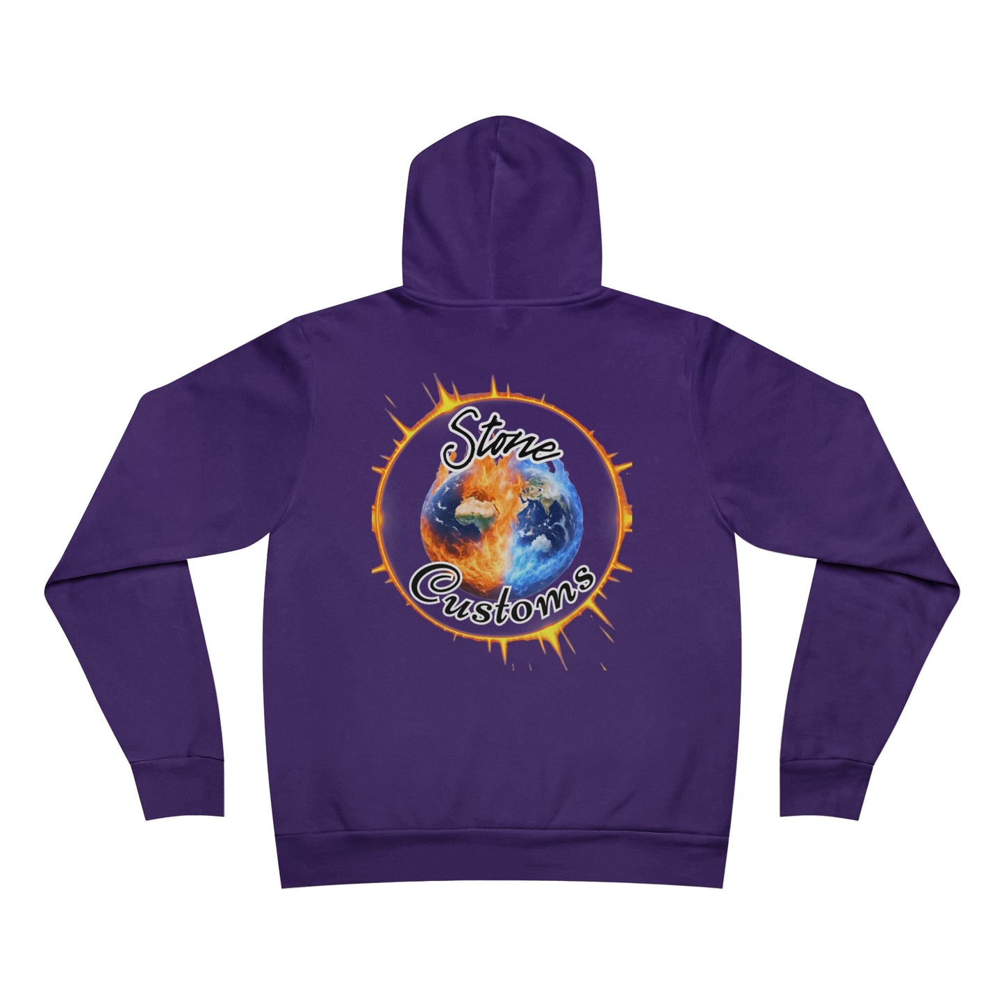 Unisex retro art Hoodie - “I'm Extremely Unstable Run” with “Stone Customs” logo on back