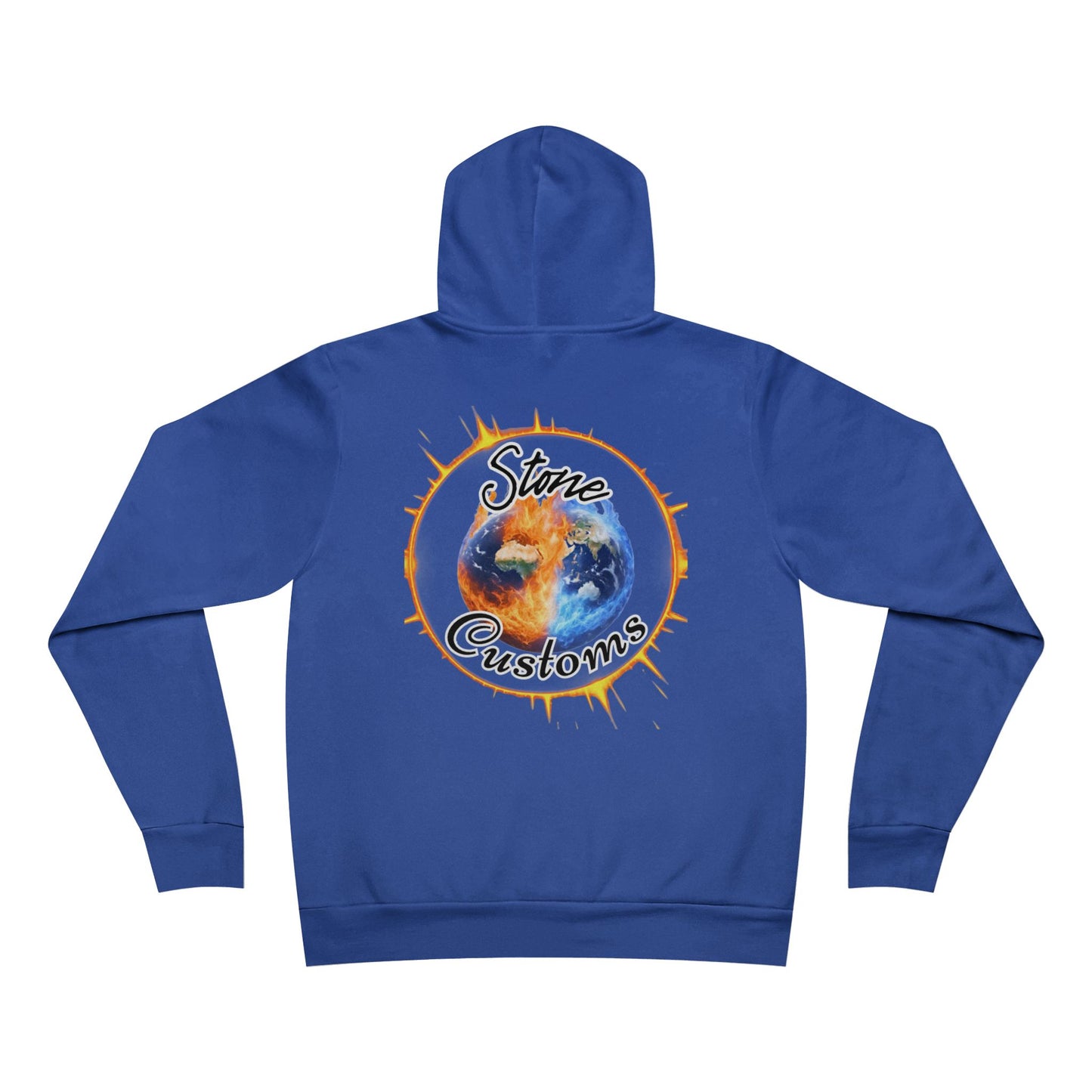 Unisex retro art Hoodie - “I'm Extremely Unstable Run” with “Stone Customs” logo on back