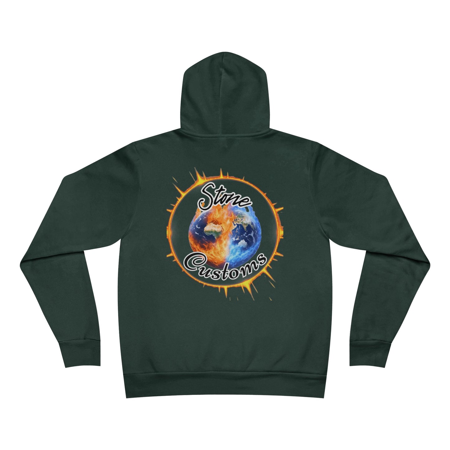 Unisex retro art Hoodie - “I'm Extremely Unstable Run” with “Stone Customs” logo on back