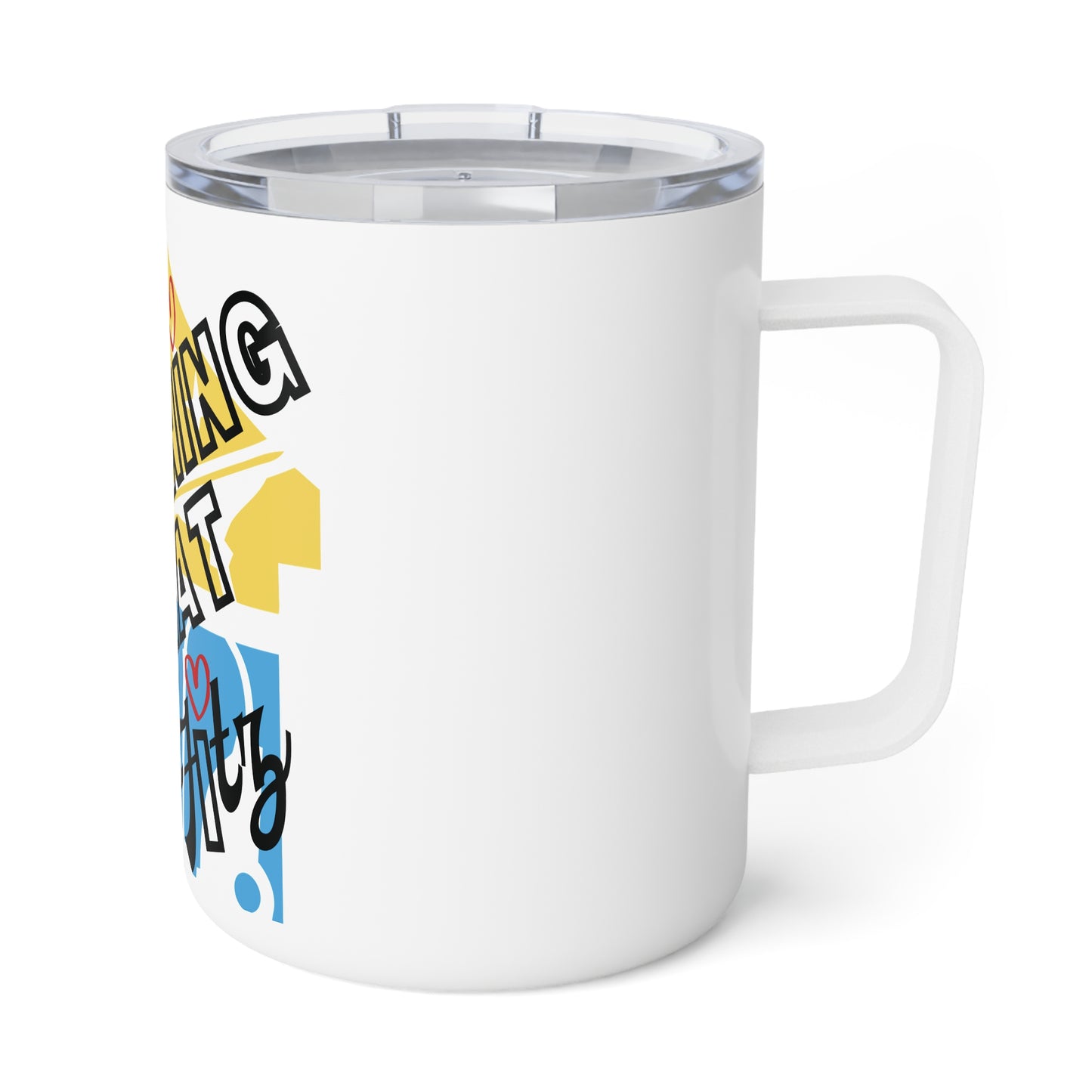 "Cleaning That Fitz" Logo Insulated Coffee Mug, 10oz