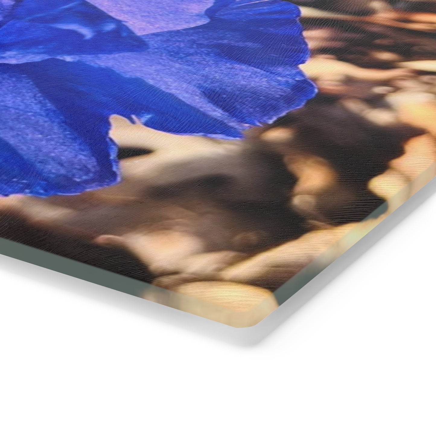 "Blue Flowers" Cutting Board