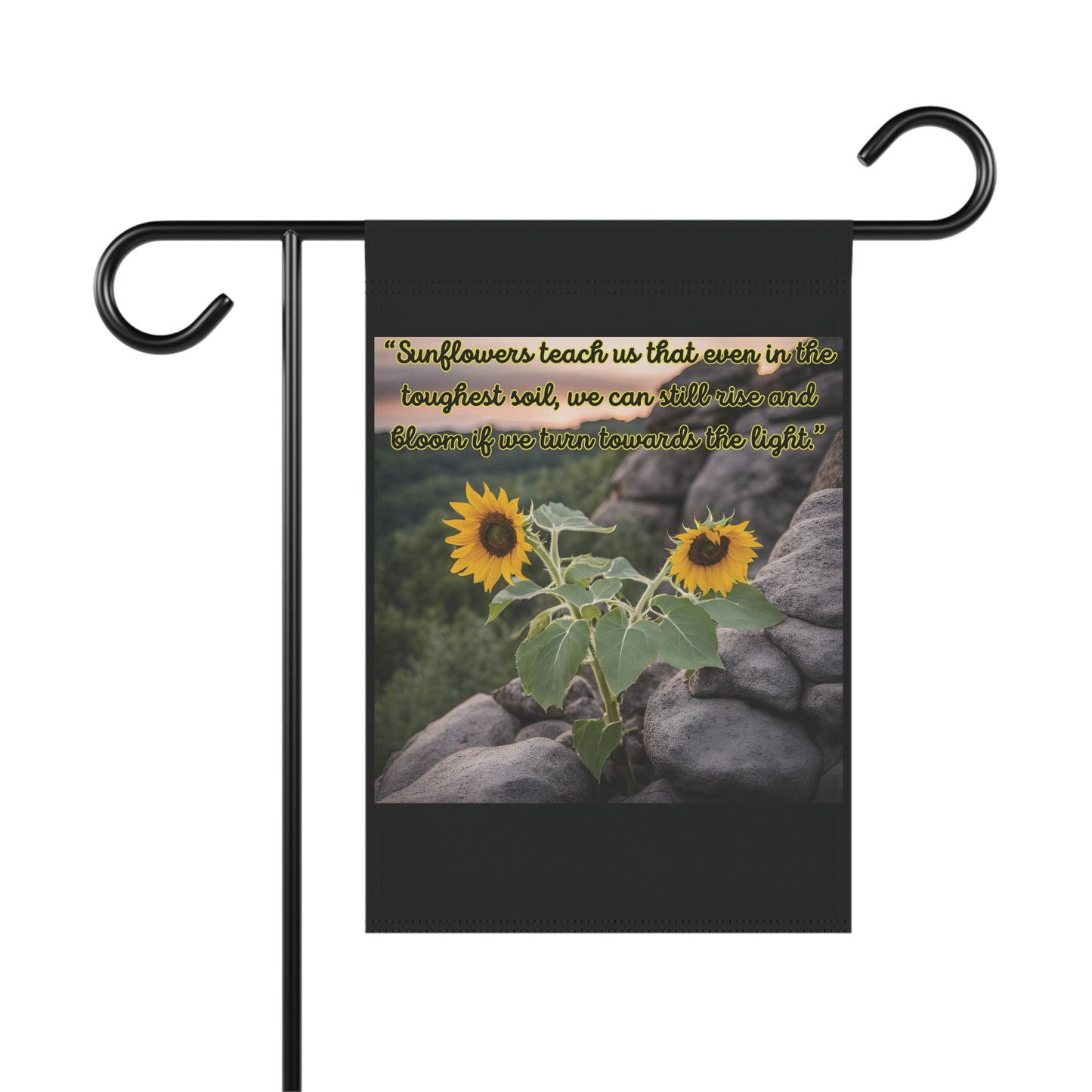 "Rise like Sunflowers" Garden & House Banner