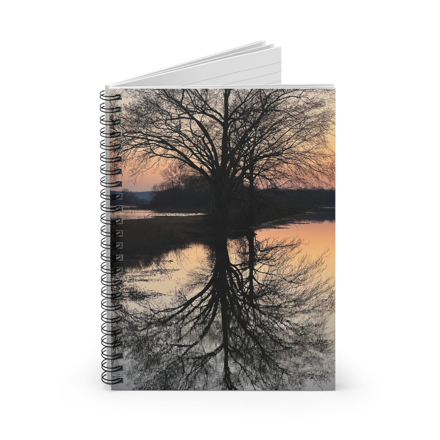 “Reflection At Sunset” Spiral Notebook - Ruled Line