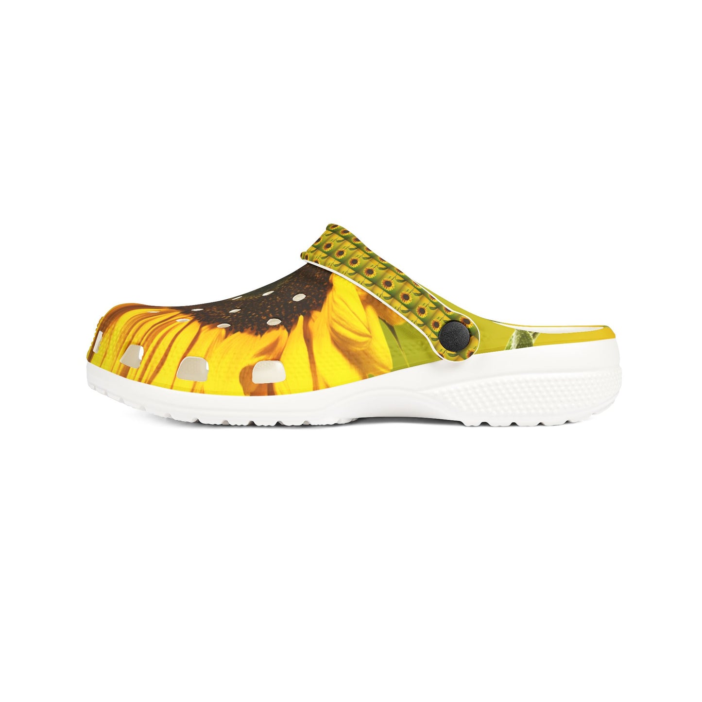 "Sunflower" EVA Foam Rubber Shoes (AOP)