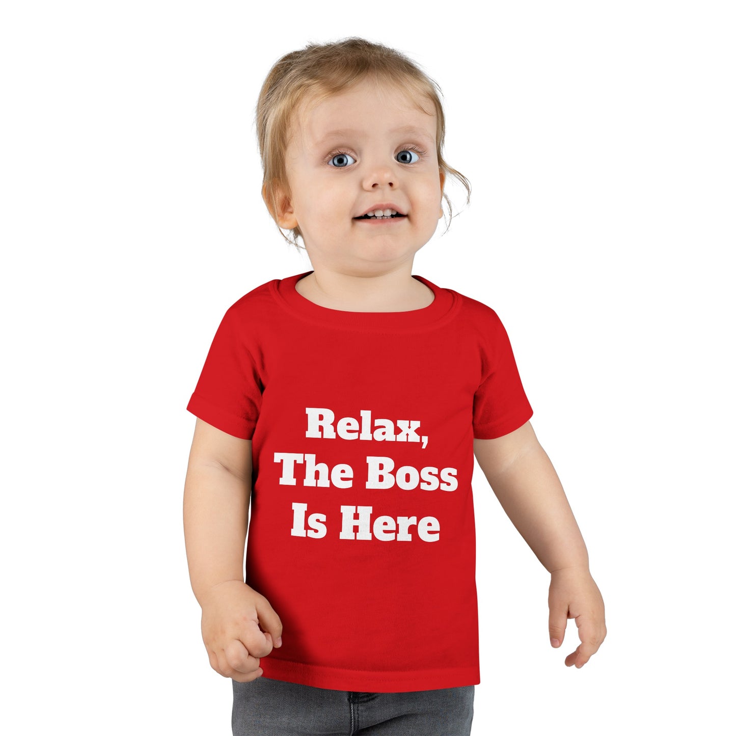 "Relax" Toddler T-shirt w/Logo on Back