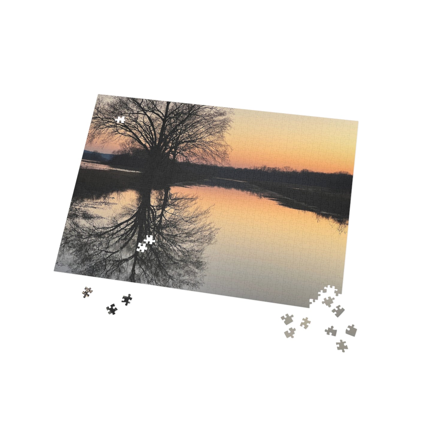 “Reflection At Sunset” Puzzle (96, 252, 500, 1000-Piece)